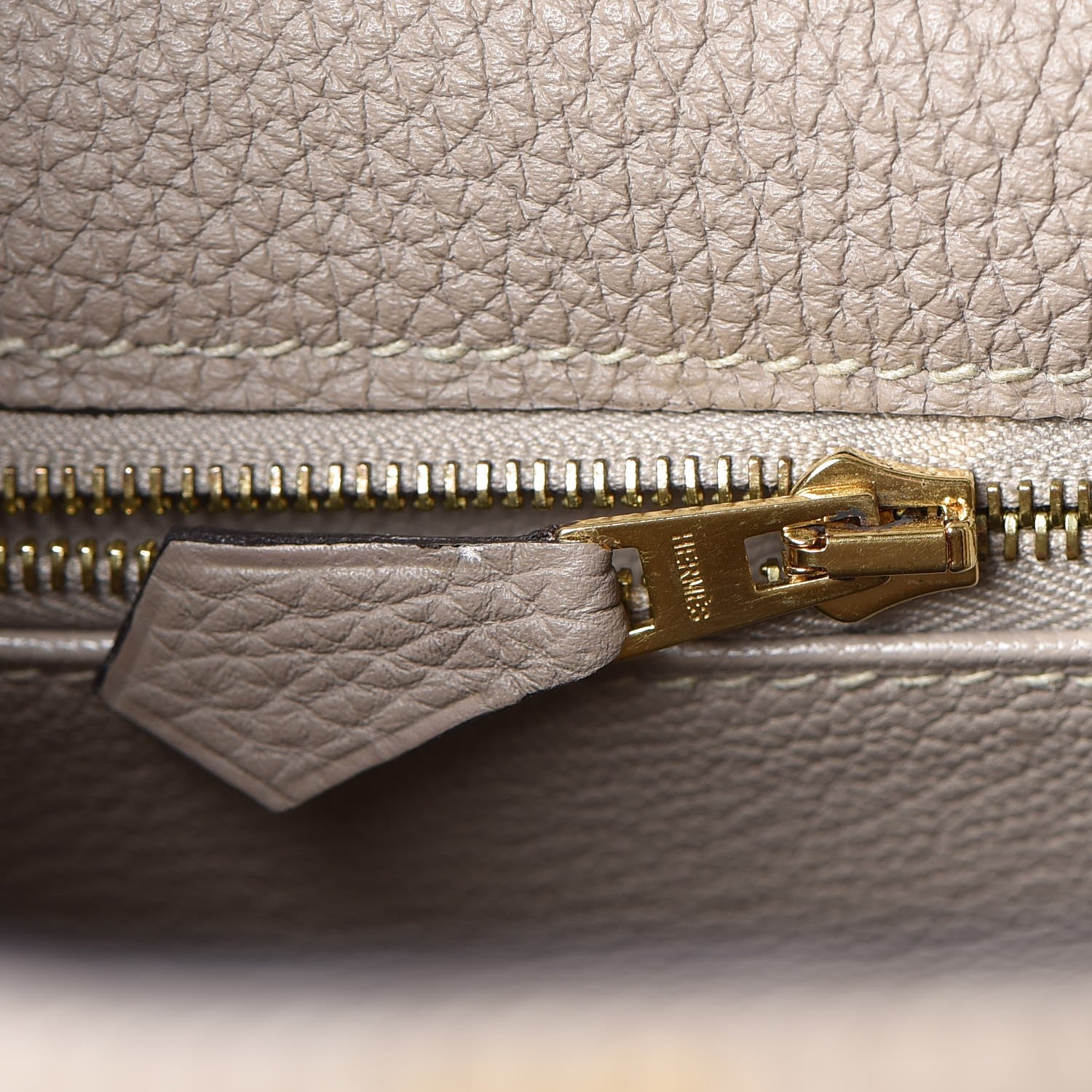 Hermes Taurillon Clemence Kelly Retourne 28 Gris Tourterelle 29 of 37