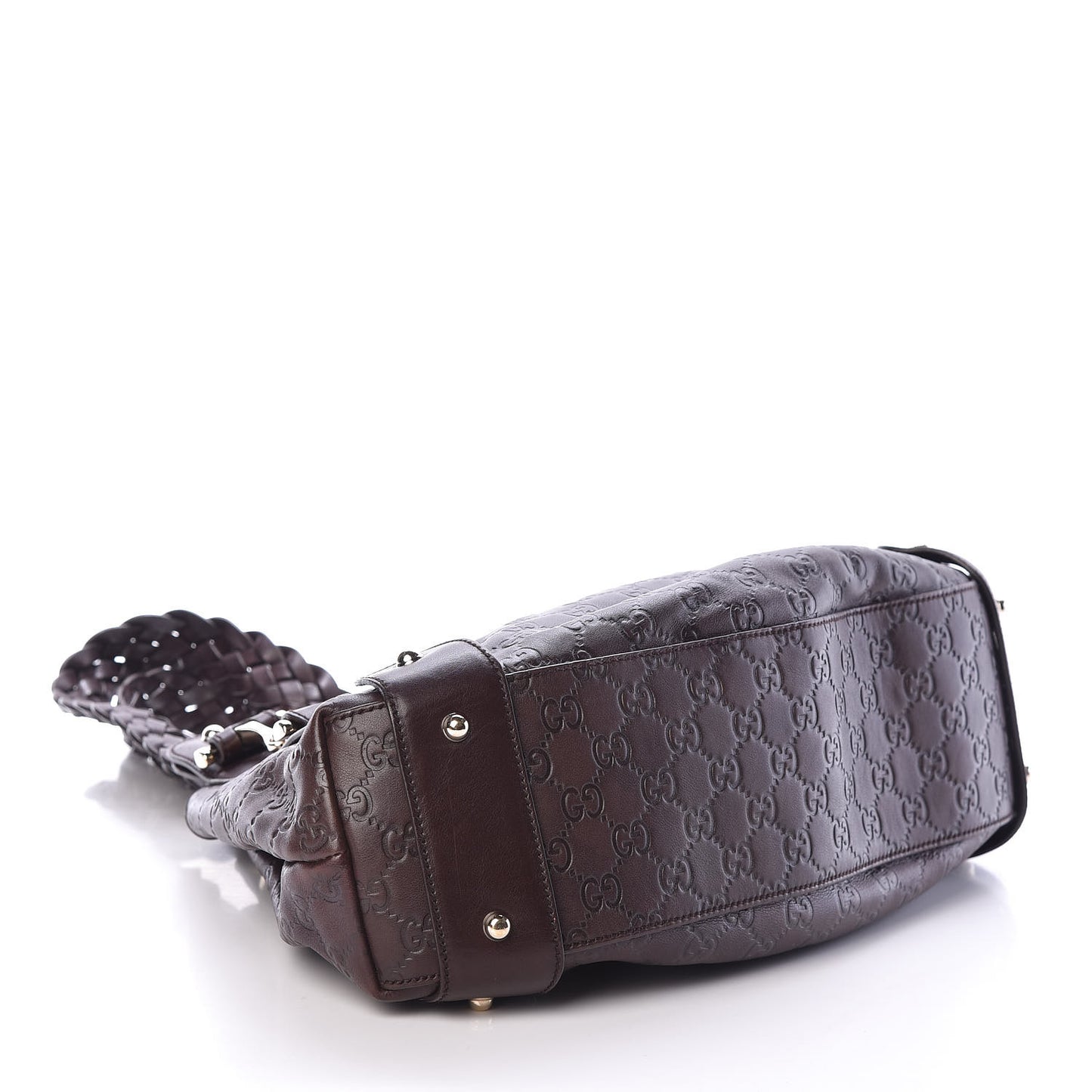 Guccissima Small Pelham Shoulder Bag Chocolate