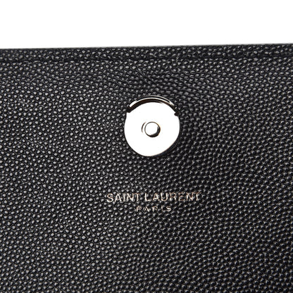 Saint Laurent Grain De Poudre Small Monogram Kate Satchel Black 5 of 7