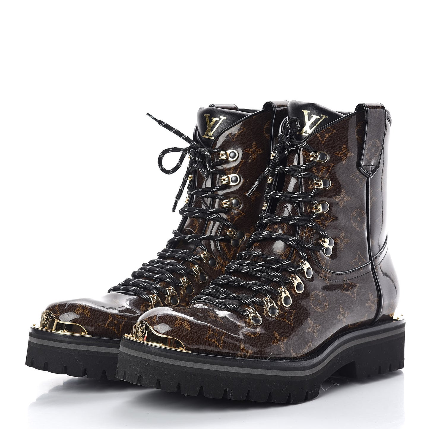 Monogram Glaze Mens Outland Ankle Boots 8 Ebene