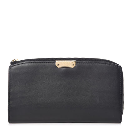 Burberry Signature Grain Calfskin Wallet Black 1 of 10