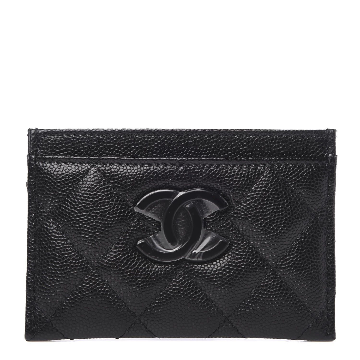 Chanel Caviar Quilted My Everything Card Holder Black 1 of 9
