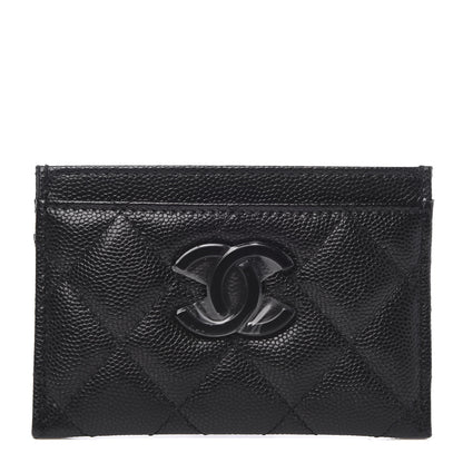 Chanel Caviar Quilted My Everything Card Holder Black 1 of 9