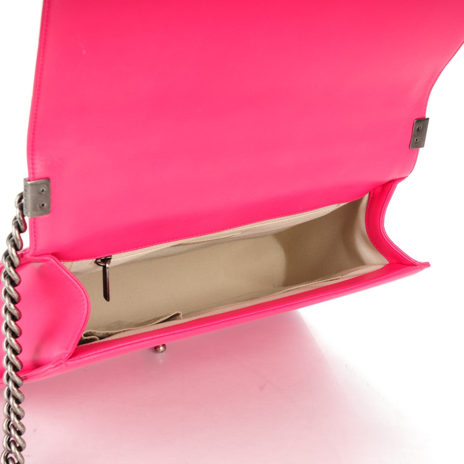 Chanel Lambskin Quilted Large Boy Flap Pink 5 of 7