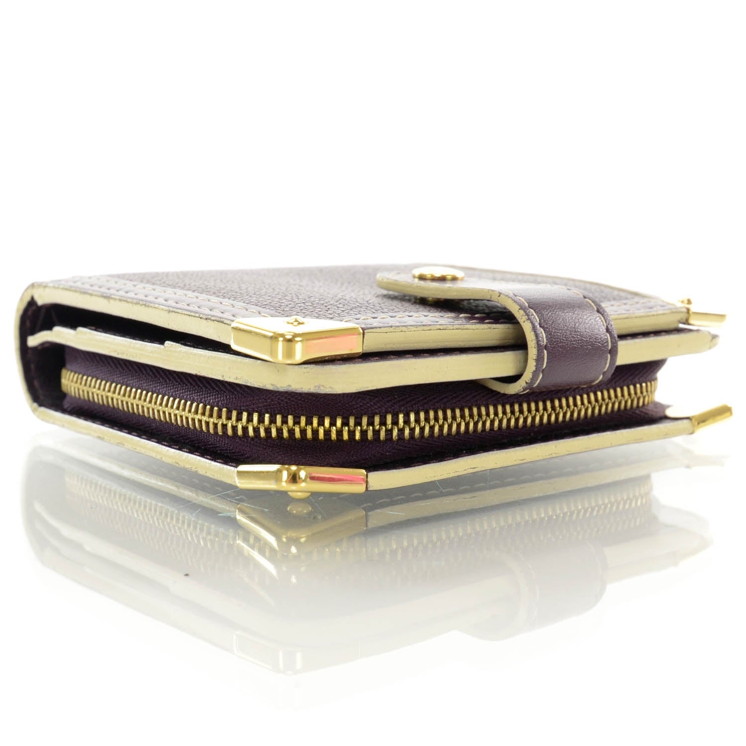 Louis Vuitton Suhali Compact Zipped Wallet Prune 3 of 7