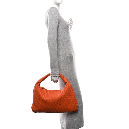 Bottega Veneta Nappa Intrecciato Large Veneta Hobo Orange 2 of 10