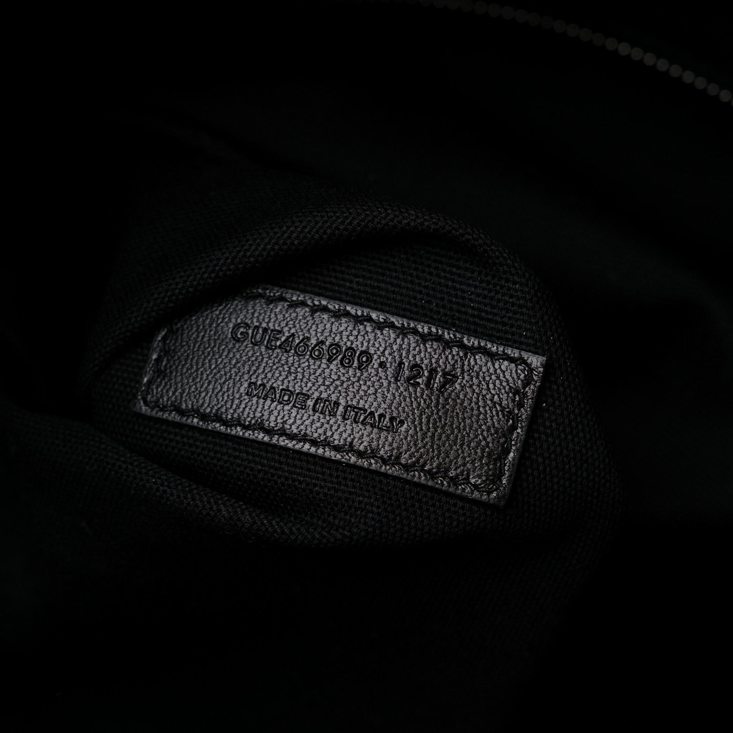 Saint Laurent Canvas ID Shopping Bag Black 7 of 9