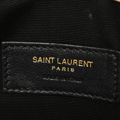 Saint Laurent Grain De Poudre Uptown Pouch Dark Beige 6 of 7
