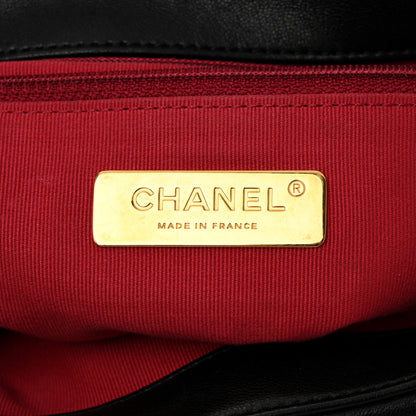 Chanel Goatskin Quilted Medium Chanel 19 Flap Black 6 of 12