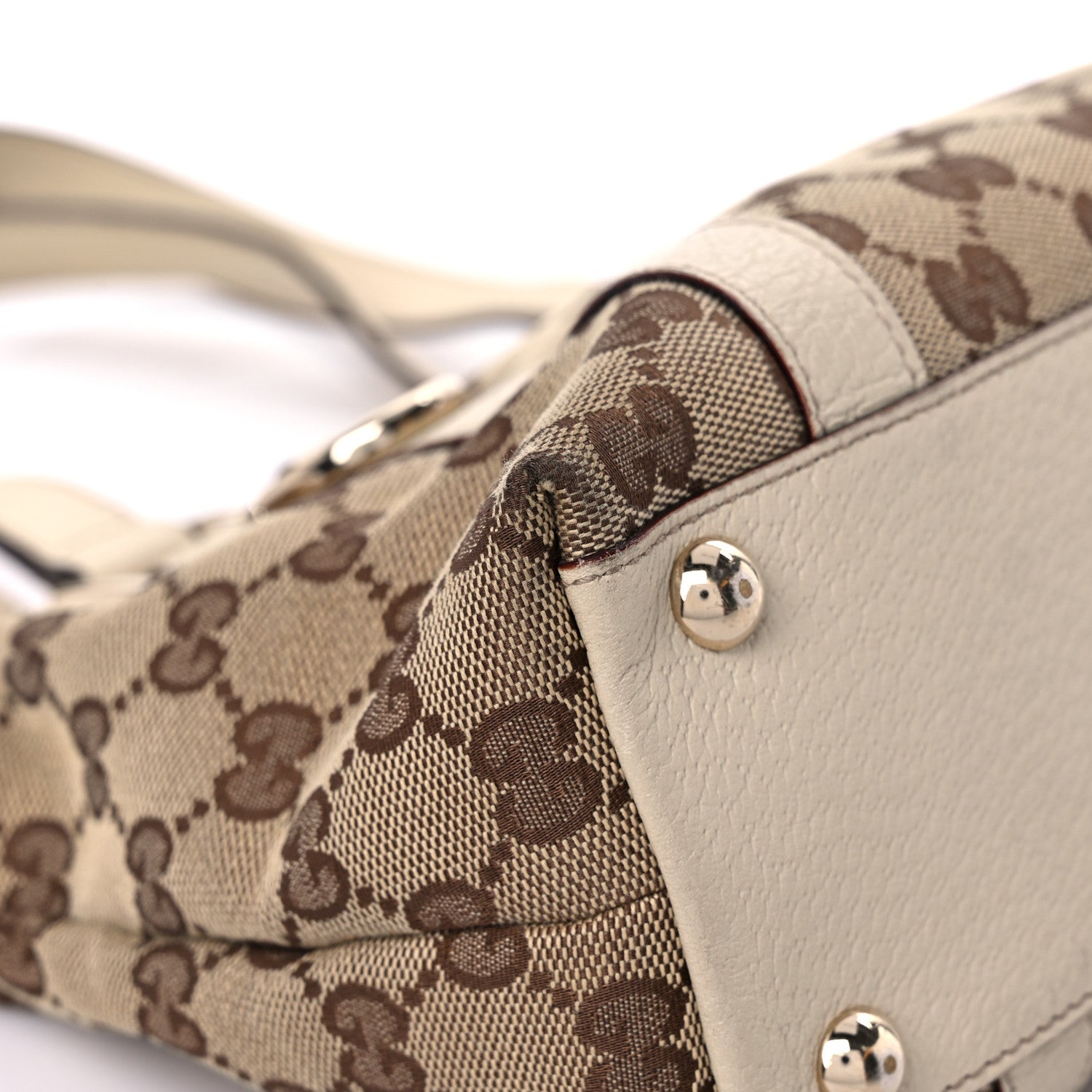 Gucci Monogram Small Abbey Tote Off White 19 of 41