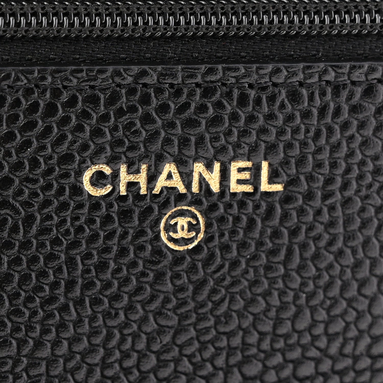 Chanel Caviar Quilted Wallet on Chain WOC Black 6 of 11
