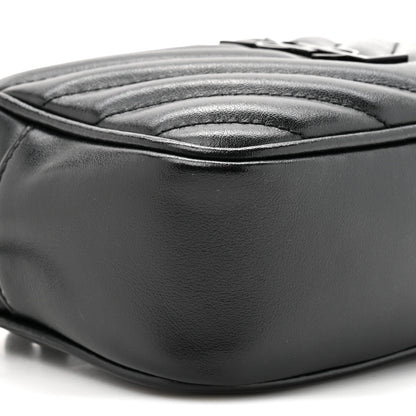 Saint Laurent Calfskin Matelasse Monogram Lou Belt Bag Black 10 of 11