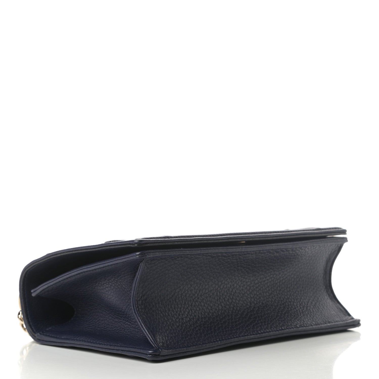 Christian Dior Grained Calfskin Medium Diorama Flap Bag Blue 4 of 13