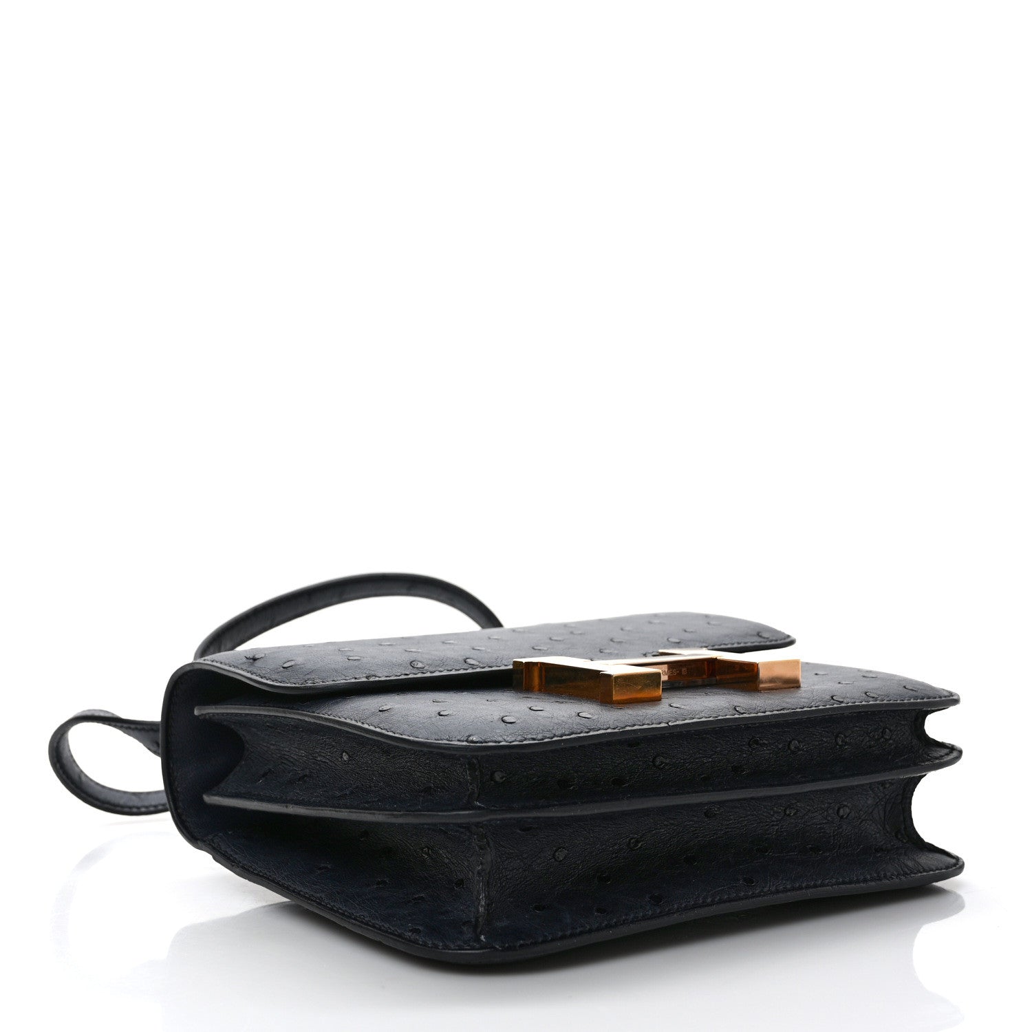 Hermes Ostrich Constance 18 Bleu Indigo 4 of 13