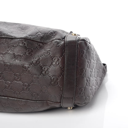 Gucci Guccissima Medium Abbey Shoulder Bag Chocolate 6 of 9