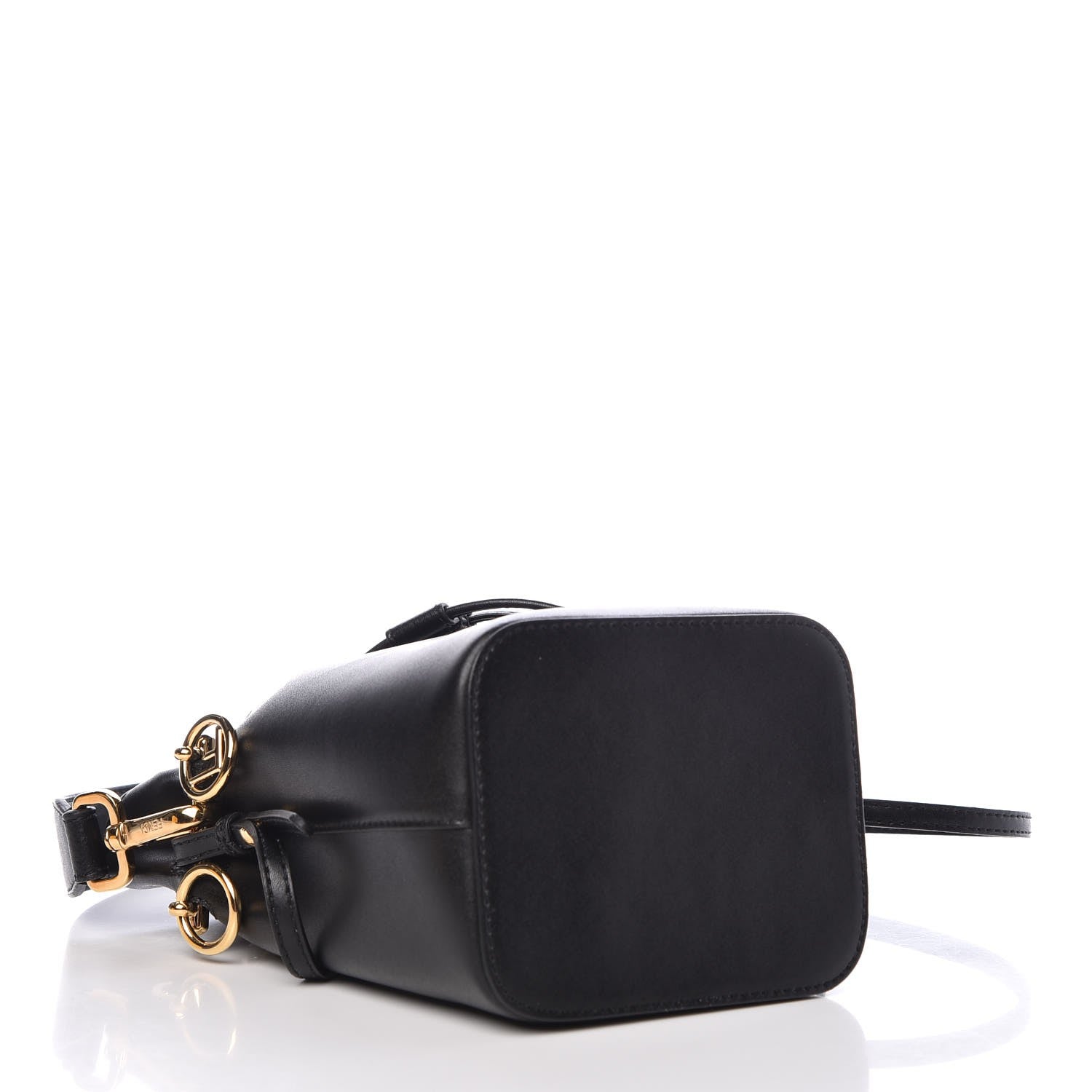 Fendi Vitello Liberty Lucido F is Fendi Mini Mon Tresor Bucket Bag Black 5 of 9