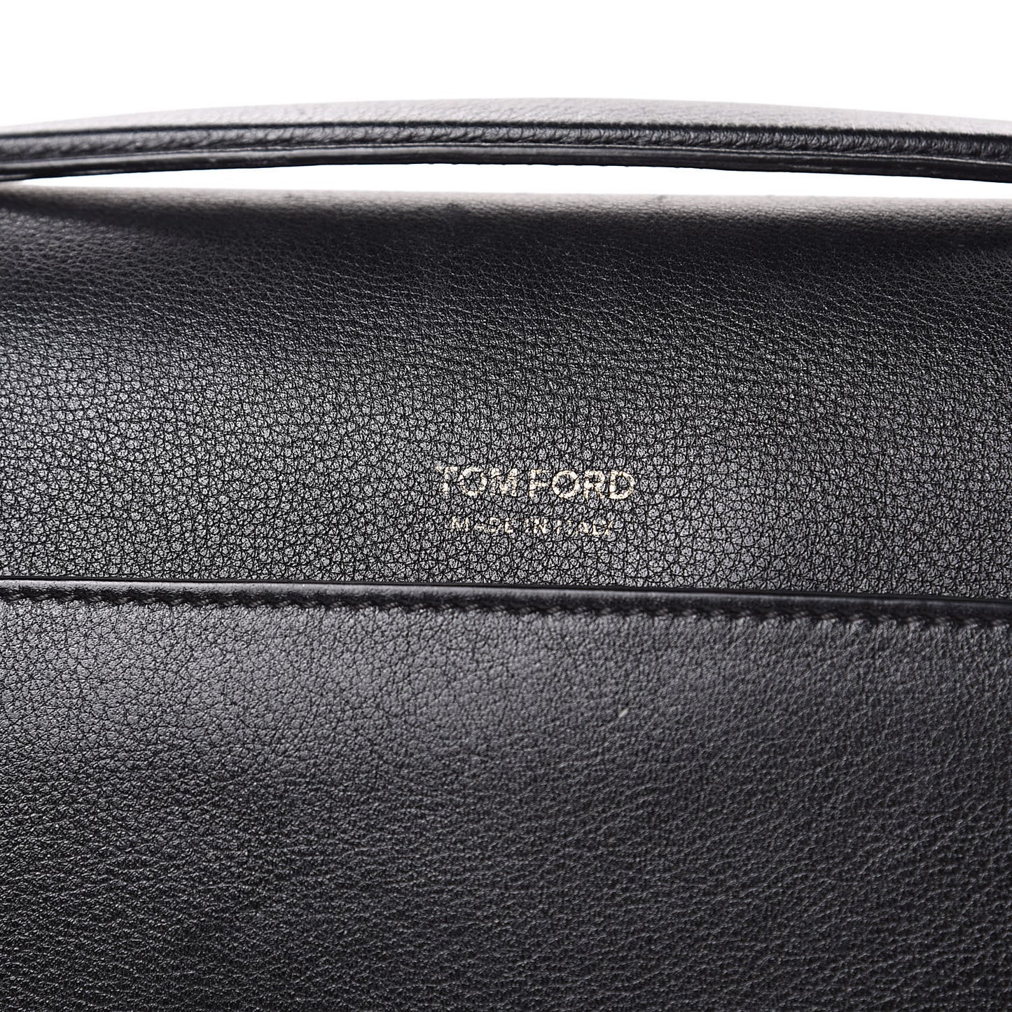 Calfskin Medium Leonica Padlock Satchel Bag Black