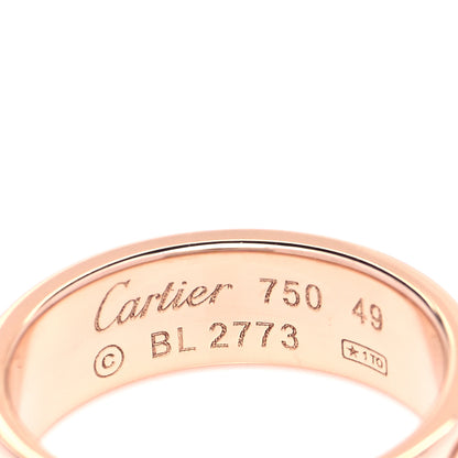 Cartier 18K Pink Gold 5.5mm LOVE Ring 49 4.75 4 of 4