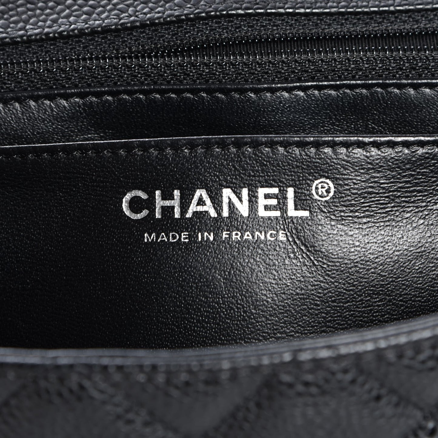 Caviar Quilted Jumbo Single Flap Black