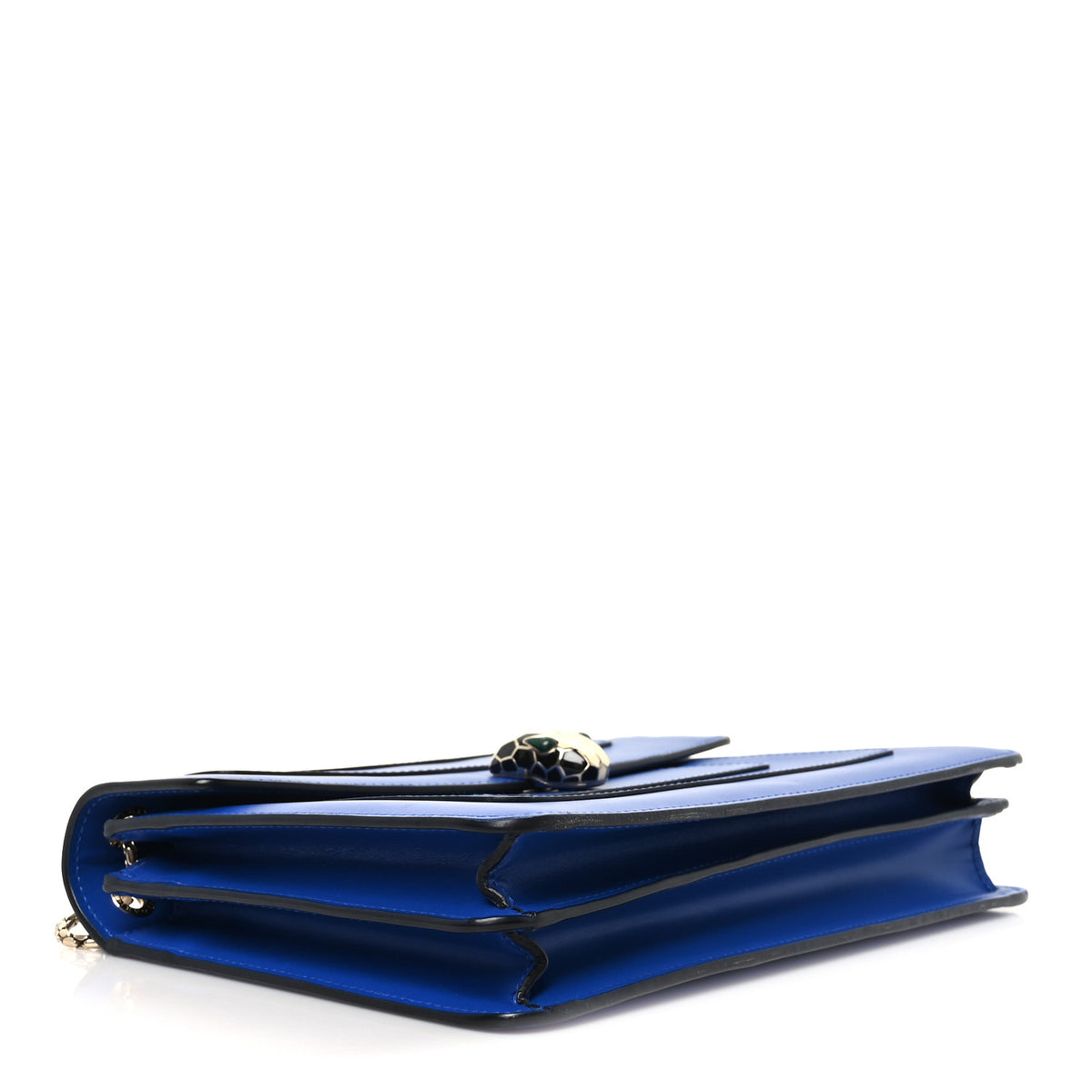 Calfskin Serpenti Forever Shoulder Bag Blue