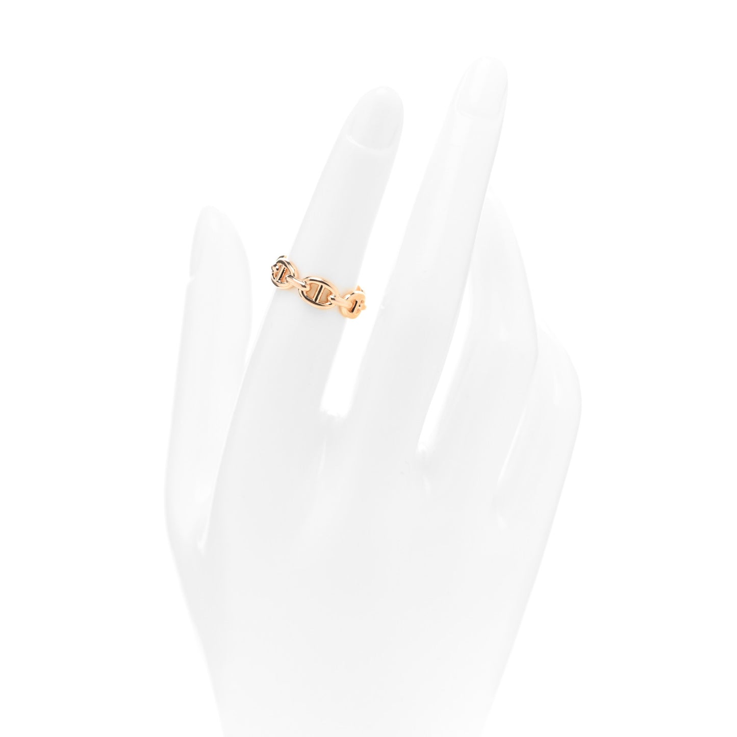 18K Rose Gold PM Chaine d'Ancre Enchainee Ring 51 5.75