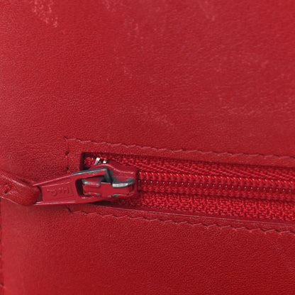 Chanel Patent Camellia Embossed Wallet On Chain WOC Red 11 of 15