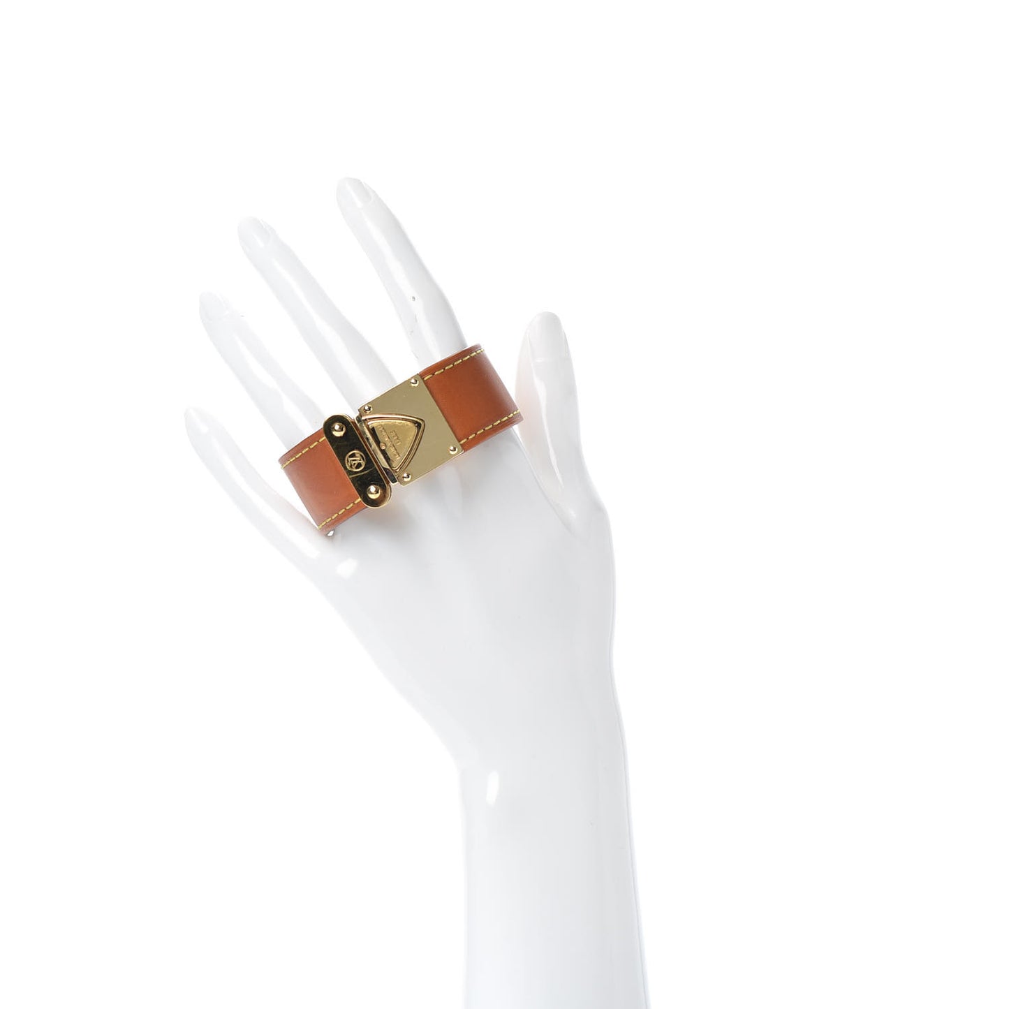 Calfskin M Lock Bracelet