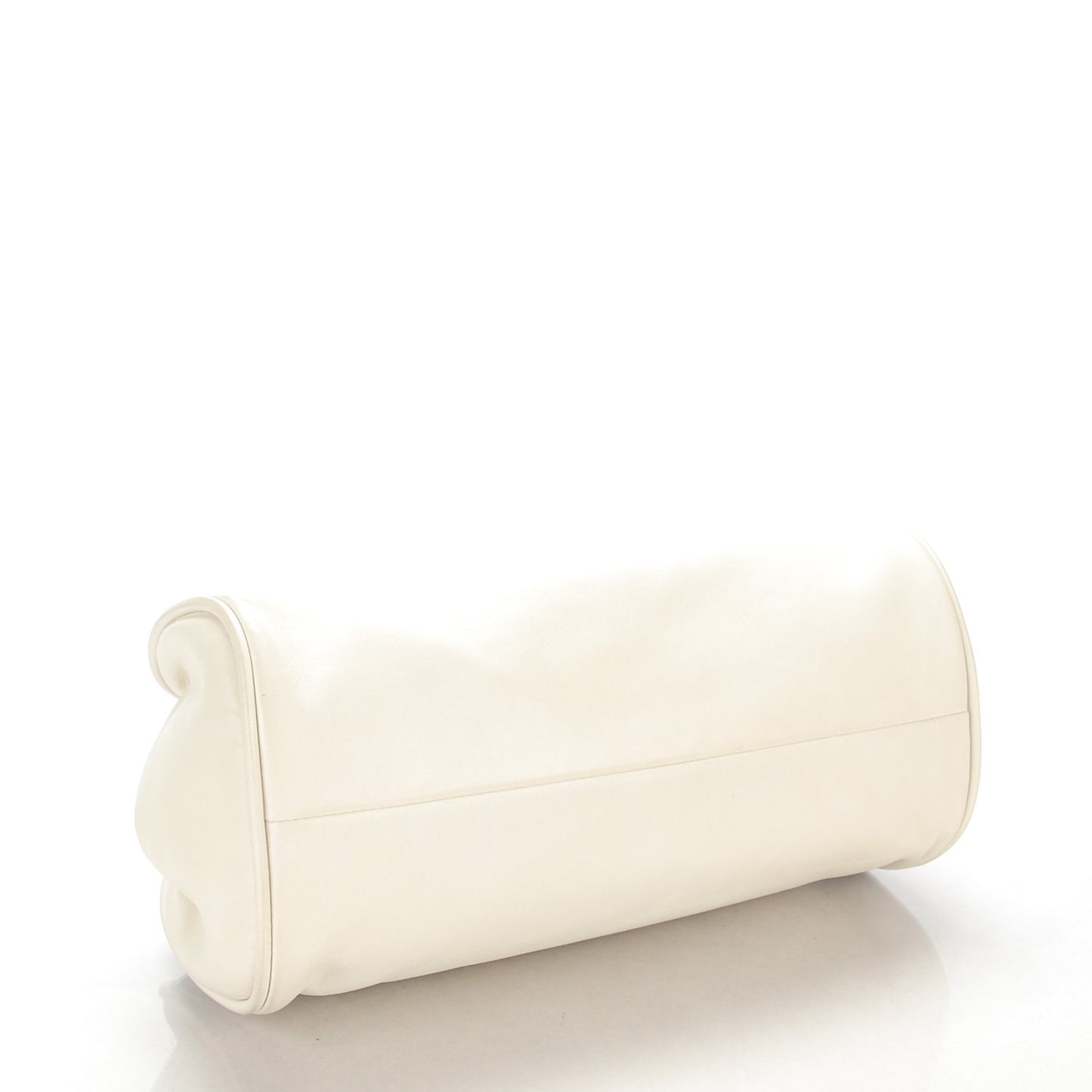 Lambskin Chain Fringe Handbag White