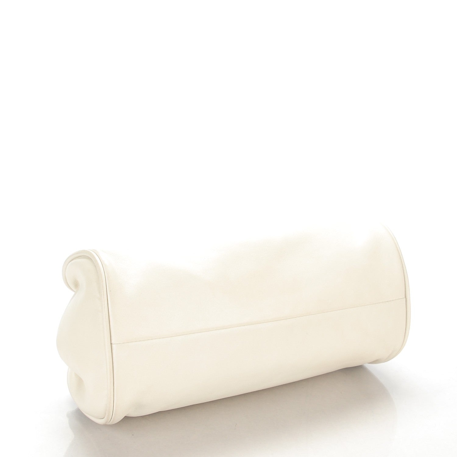 Chanel Lambskin Chain Fringe Handbag White 4 of 6