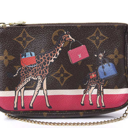 Louis Vuitton Monogram 2017 Christmas Animation Mini Pochette Accessories 9 of 10