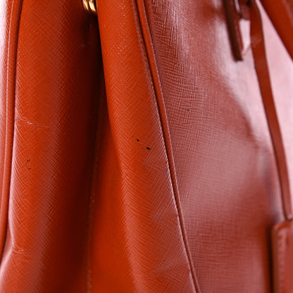 Prada Saffiano Medium Galleria Double Zip Tote Papaya 20 of 27
