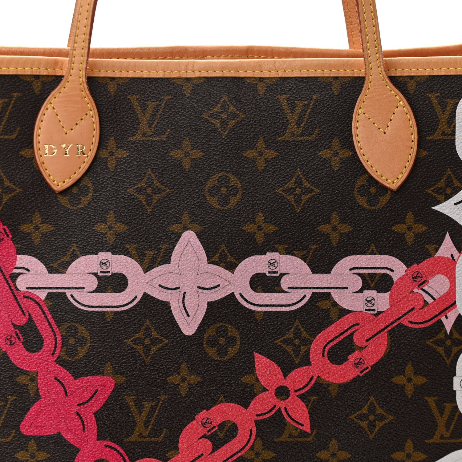 Louis Vuitton Monogram Bay Neverfull MM Rose Ballerine Poppy 10 of 11