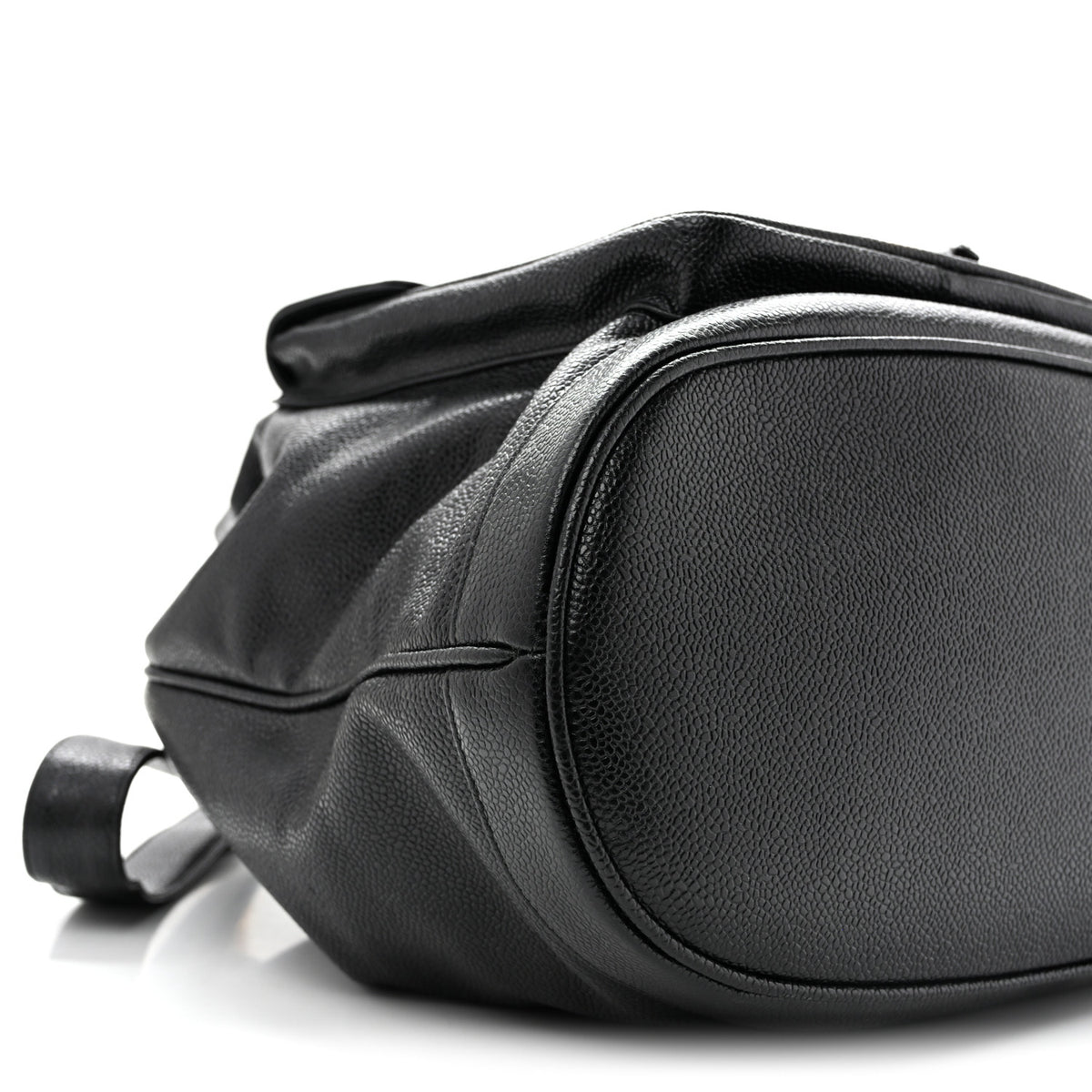 Caviar CC Drawstring Shoulder Bag Black