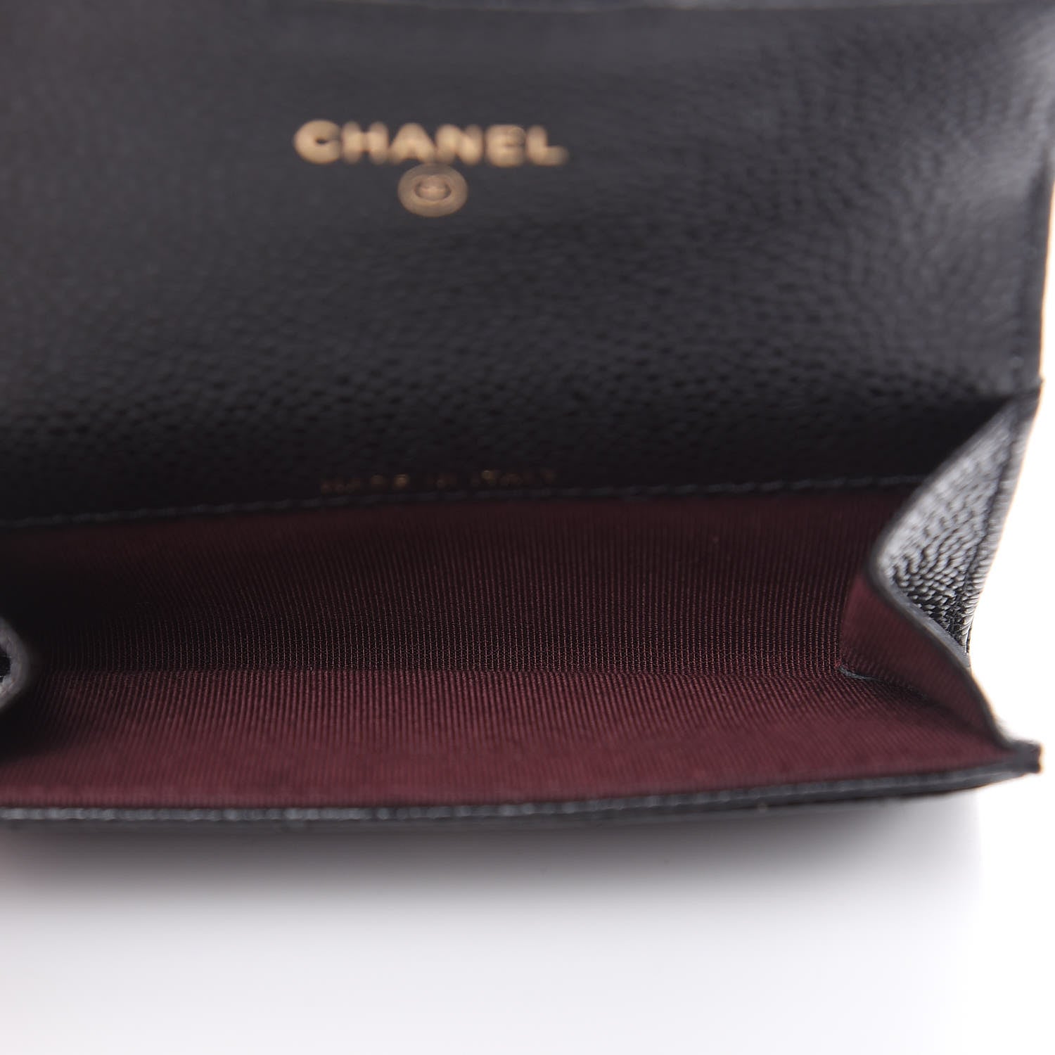 Chanel Caviar Quilted Flap Card Holder Black 5 of 11