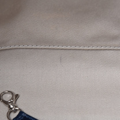 Chanel Glazed Calfskin Small Deauville Tote Blue 11 of 26