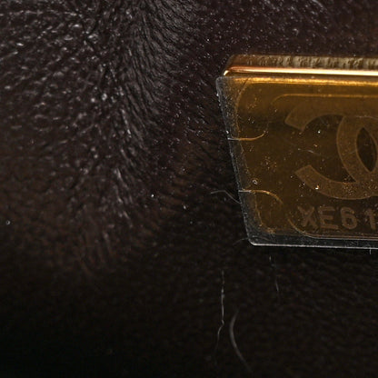 Chanel Lambskin Quilted Small Double Flap Dark Brown 7 of 10
