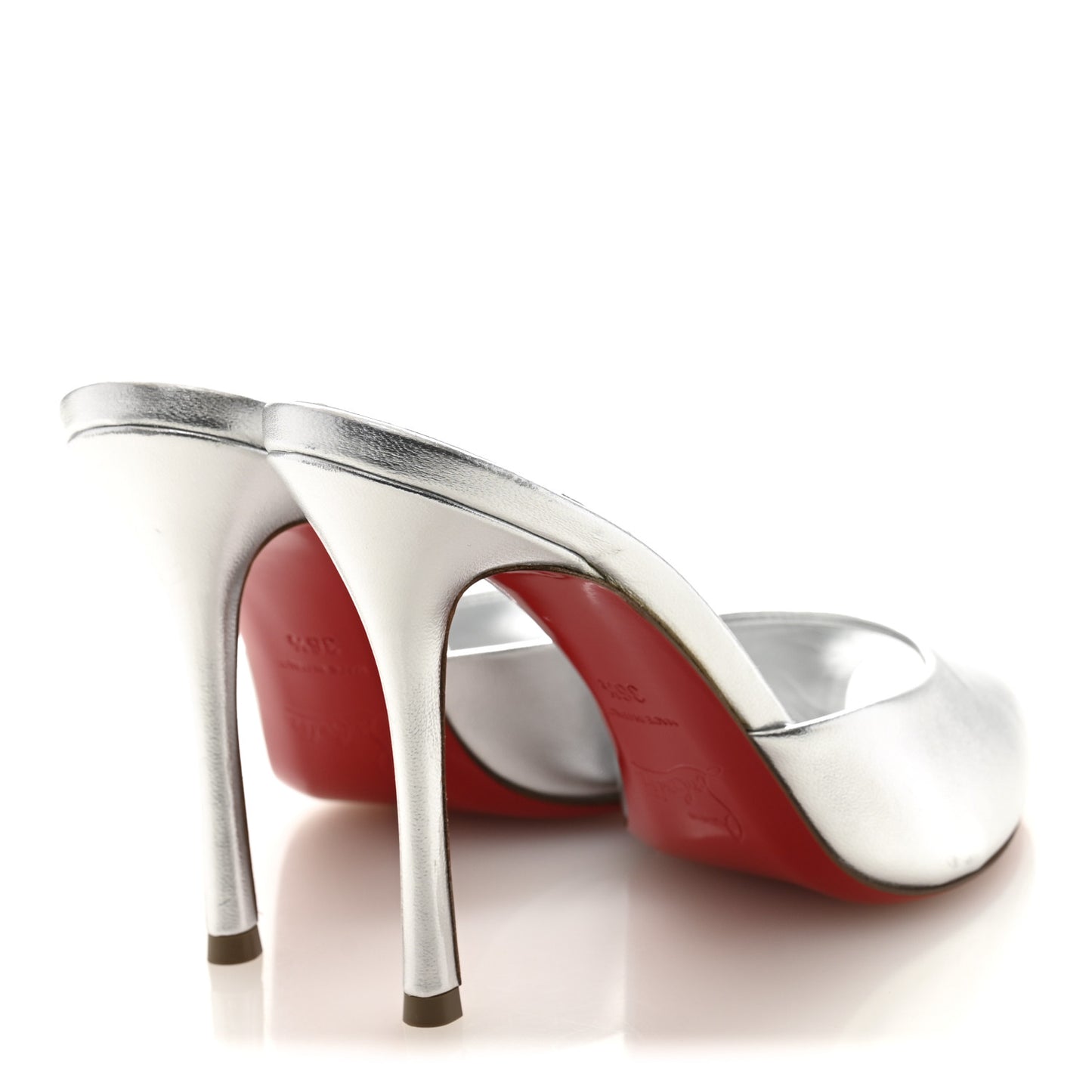Metallic Nappa Me Dolly 100 Sandals 36.5 Silver