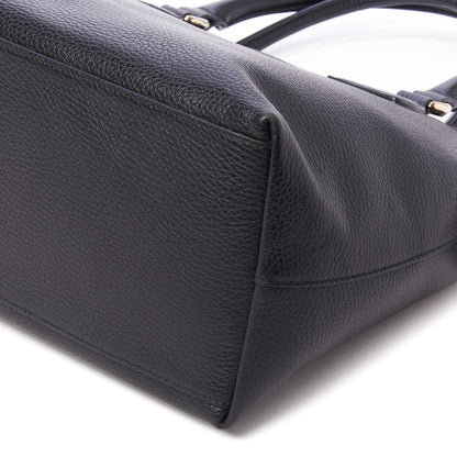 Gucci Dollar Calfskin GG Charm Dome Satchel Black 4 of 8