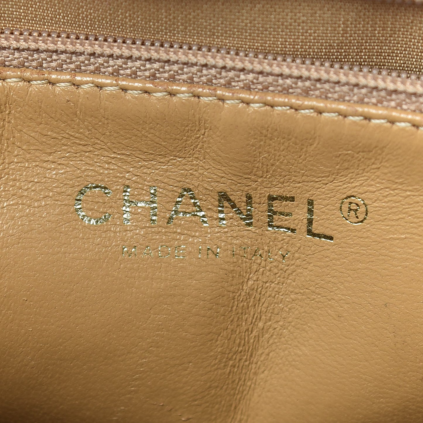 Caviar Quilted Medallion Tote Beige