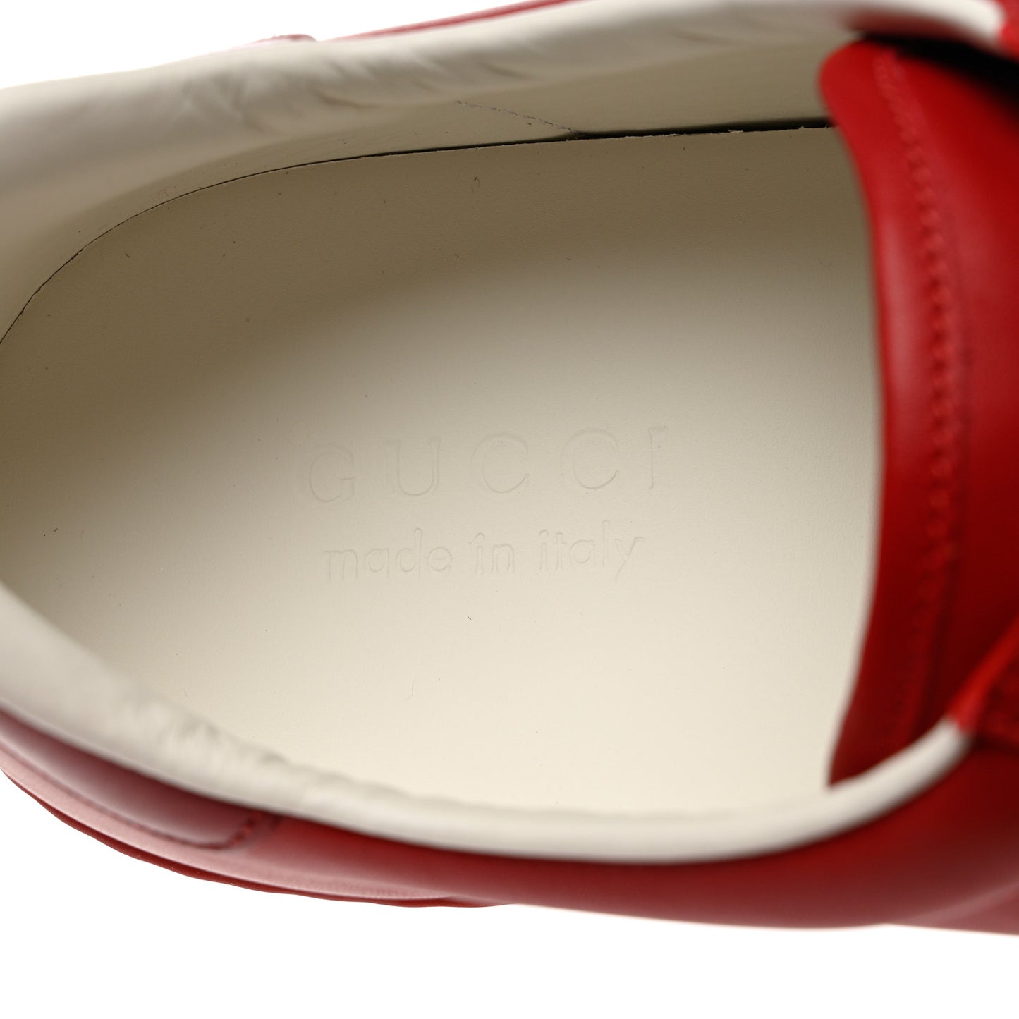 Calfskin Miro Soft Interlocking G Perforated Mens Ace Sneakers 9 Hibiscus Red Red Vintage