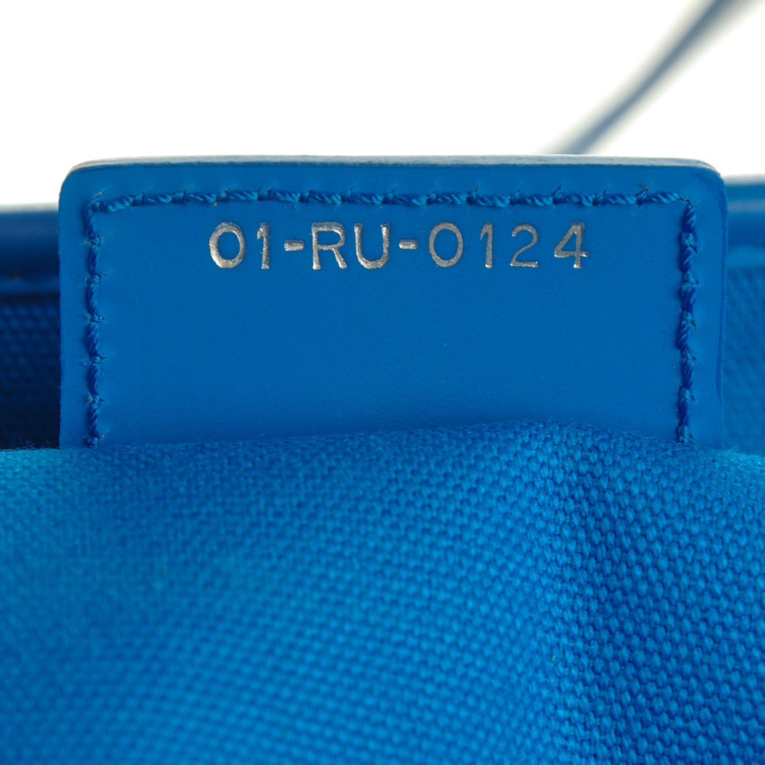 Christian Dior Coated Canvas Cannage Panarea Shopping Tote Blue 7 of 7