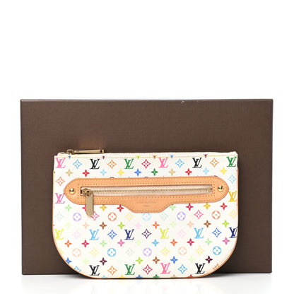 Louis Vuitton Monogram Multicolor Pochette Plate GM White 7 of 7