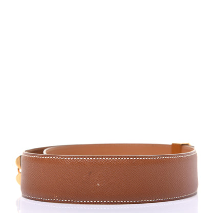 Hermes Courchevel Collier De Chien CDC Belt 70 Gold 4 of 11
