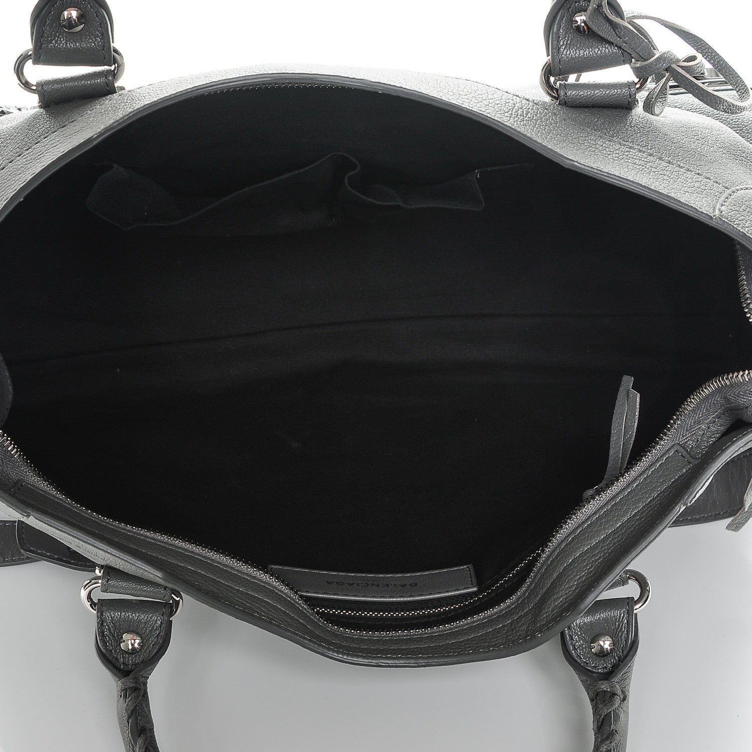 Balenciaga Chevre Silver Metallic Edge Hardware City Gris Acier 5 of 6