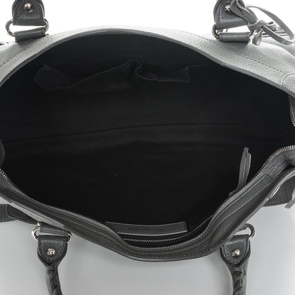 Balenciaga Chevre Silver Metallic Edge Hardware City Gris Acier 5 of 6