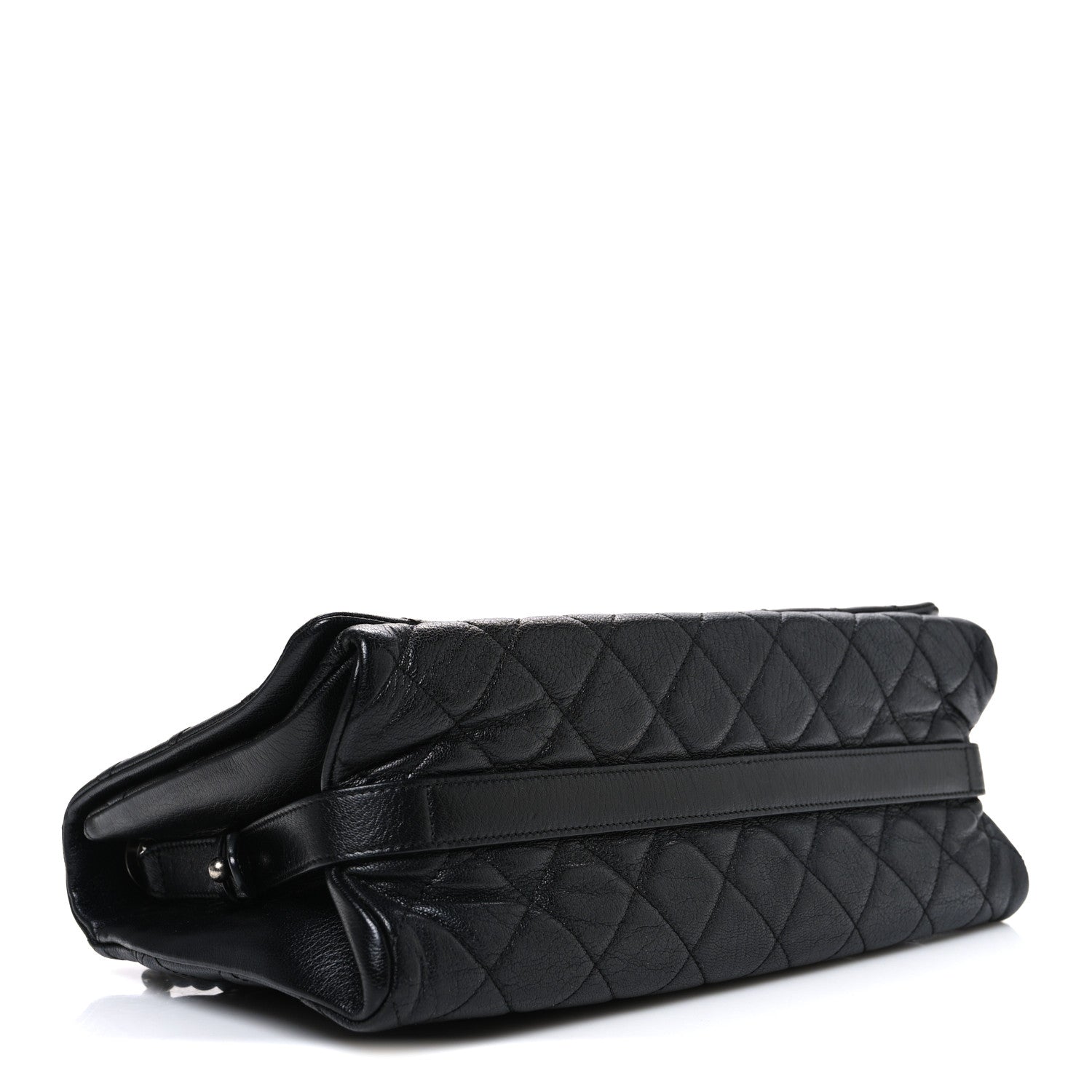 Chanel Metallic Goatskin Large City Rock Flap Black 4 of 10