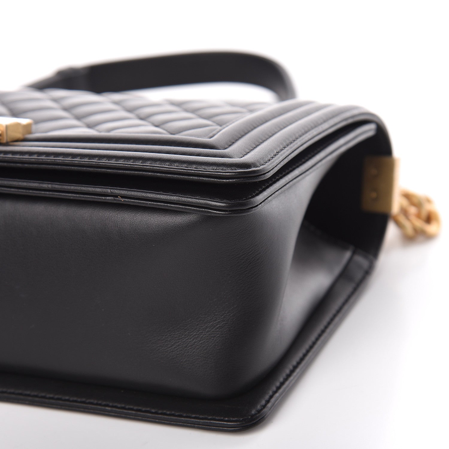 Chanel Calfskin Quilted Medium Boy Flap Black 6 of 10