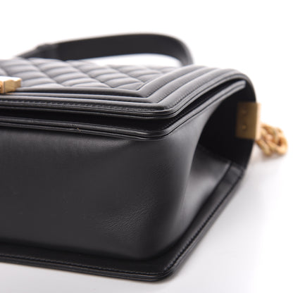Chanel Calfskin Quilted Medium Boy Flap Black 6 of 10