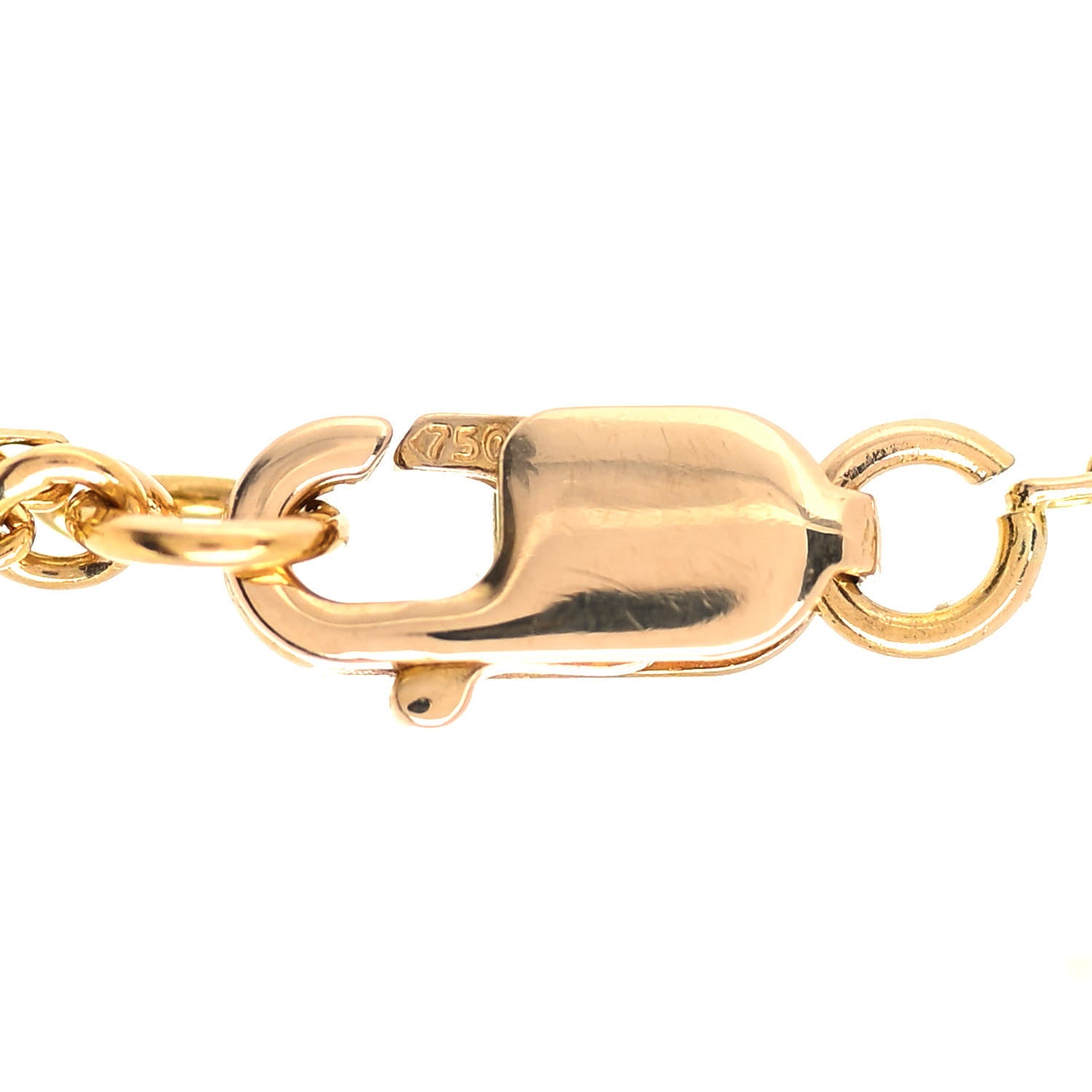 Van Cleef & Arpels 18K Yellow Gold Mother of Pearl Sweet Alhambra Bracelet 6 of 6