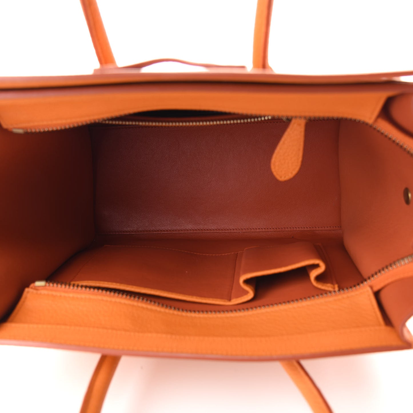 Goatskin Micro Luggage Light Orange